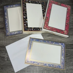 30 Vintage Caspari Blanko Notizkarten und Umschläge Hochzeit Dusche Einladung - Bild 1 von 5