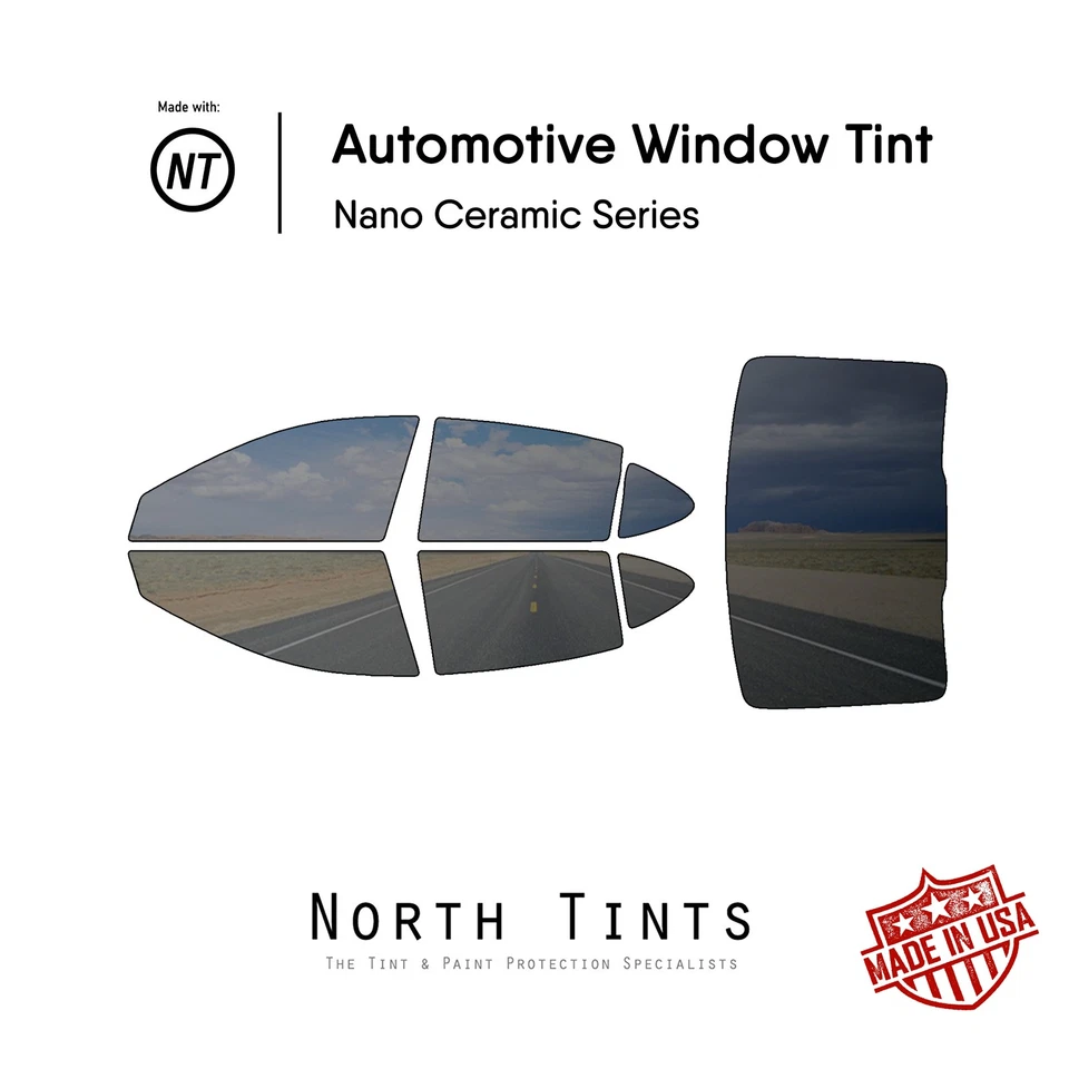 Película de tinte de ventana precortada nano cerámica vidrio automotriz para Acura TLX 2015-2020 Foto 1 de 4