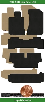 Juego de alfombrillas clásicas personalizadas para Land Rover LR3 2005-2009 (5 piezas) #VFT Foto 1 de 4