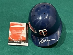 Rod Carew Autographed Minnesota Twins Mini Batting Helmet - Picture 1 of 3
