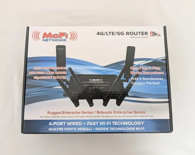 Mofi MOFI5500-5GXeLTE-EM7690 CAT 20 4G/LTE router  - Image 1 of 4