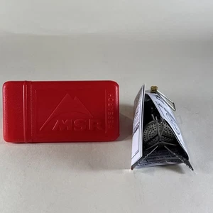 MSR Pocket Rocket Estufa de Camping Exterior con Estuche de Transporte Quemador de Senderismo Usado Una Vez - Imagen 1 de 11
