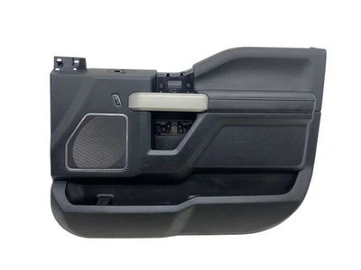 2018-2019 FORD F350 OEM RH FRONT RIGHT DOOR PANEL W/O MEMORY |BLACK LEATHER (5B) - Image 1 of 4