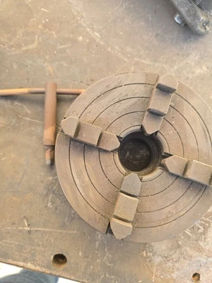 Mandril de 4 mordazas para torno Craftsman South Bend Foto 1 de 4