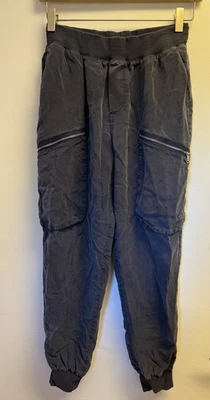 Pantalones ATM Anthony Thomas Melillo para mujer talla XS negros bolsillos cargo Foto 1 de 4