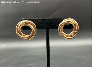 14 Karat Gold Ohrringe 8,58 g - Bild 1 von 6
