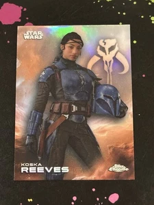 2025 Topps cromo Star Wars Koska Reeves refractor #76 (Q) - Imagen 1 de 2