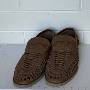 Tarocash Tan Woven Loafers – Men’s Size UK 9 - Bild 1 von 11