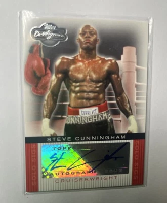 2008 Topps Co-Signers Steve Cunningham Boxing Card - Image 1 of 2