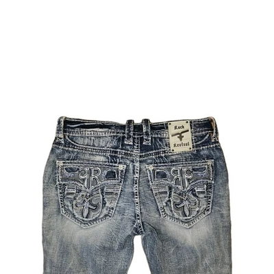 Bota slim Rock Revival masculina Nash jeans 36x30 nova sem etiquetas - Imagem 1 de 4