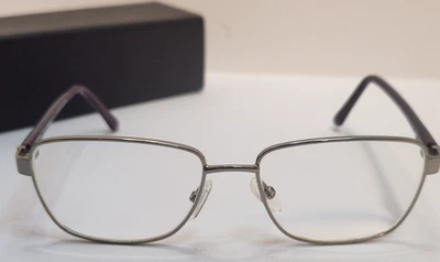 Gafas Safilo Mujer Geométricas Borde Metal Completo Plateado Púrpura 53 16 135 Foto 1 de 4