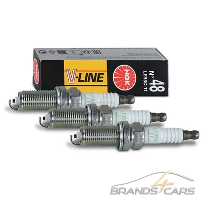 3x NGK ZÜNDKERZE FÜR CITROEN C1 MITSUBISHI COLT PEUGEOT 107 SMART TOYOTA AYGO - Bild 1 von 4