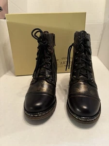 L’Artiste by Spring Step Fallinluv Leather Lace-Up Boots – Black-Multi Sz 6  057 - Picture 1 of 6