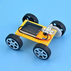 DIY Assembled Mini Solar Powered Toy Car for Kids Children - Picture 1 of 9