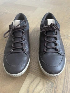 ECCO Street Retro Men’s Size UK 11.5, EU 46 Golf Shoes Brown Leather - Picture 1 of 8