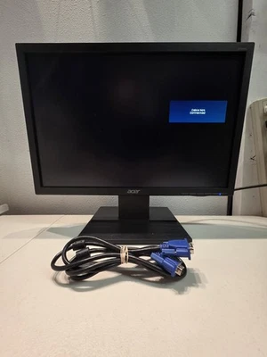 Acer V196WL LED LCD Monitor With Cables - Image 1 of 4