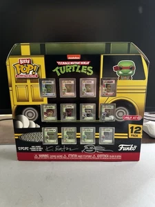 Eastman Signed Funko Teenage Mutant Ninja Turtles Set Bitty Pop - Bild 1 von 2