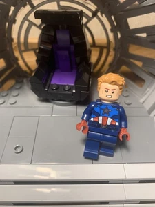 Lego Capitán América Minifigura Marvel 76269 Avengers Tower sh0908 (b2) - Imagen 1 de 2