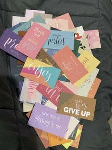96 Pcs Inspirational Word Mini Note Cards, Encouragement Greeting Cards Support - Picture 1 of 12