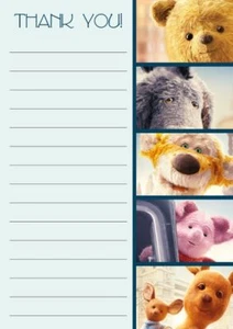 Pack of 10 Winnie the Pooh Thank You Notes With Envelopes - Picture 1 of 1