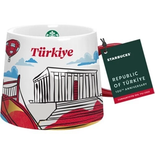 Starbucks® 100th Anniversary Special Series Mug Cup Coffee TURKEY Türkiye 14oz - Image 1 of 1