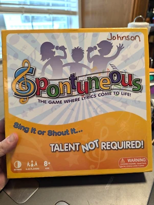 SPONTUNEOUS Sing It or Shout It Talent NÃO Necessário - 100% COMPLETO - 2010 - Imagem 1 de 4