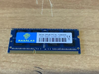 Rasalas 8GB PC3L-12800S DDR3L 1600 Mhz DDR3 Sodimm RAM CL11 Portatile Hynix IC 2 - Immagine 1 di 4