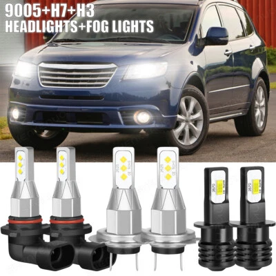 For Subaru Tribeca 2008 2009-2014 faro LED alto / bajo + Kit de luz antiniebla - Image 1 of 4