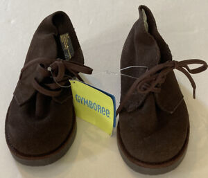 NWT Gymboree Night Forest Sz 10 Brown Suede Low Ankle Boot Shoes for about 4T