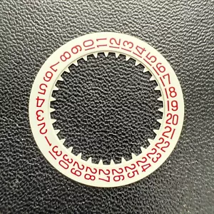 Vintage Valjoux 7740 Datumsrad 24,6 mm rote Zahlen NOS - Bild 1 von 4