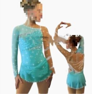 ice figure skating competition dress Gymnastics costume dance Dress dyeing