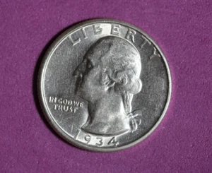 1934-P Quarter Dollar #P20130 - Picture 1 of 2