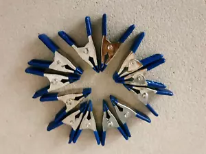 New 12 x 2" Mini Spring Clamp Metal, Rubber Tips Set * US SHIPPER * - Picture 1 of 3