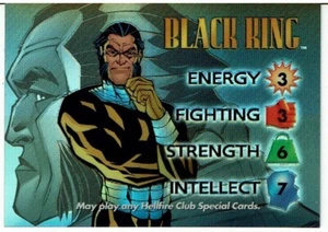MARVEL VS WILDSTORM OVERPOWER CARD OP7 BLACK KING - Picture 1 of 1