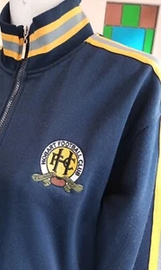 Vtg Tasmanian HOBART FOOTBALL CLUB Official Uniform Tracksuit Zip Top 1990s Logo - Picture 1 of 17