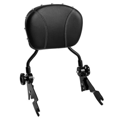 Respaldo barra Sissy apto para Harley Touring Road King Street Glide 2009-25 negro Foto 1 de 4