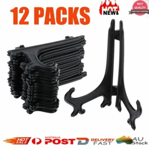 12 Pack 5 Inch Plastic #Tsel Plate Stands Holde GT - Picture 1 of 6
