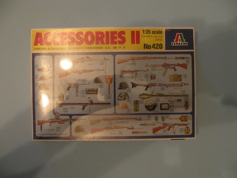 ITALERI 420 ACCESSORIES II NUOVO/NEW/BLISTERATO/SIGILLATO SU SPRUE BLISTERATO - Immagine 1 di 1