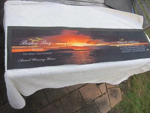 Boston Bay Wines Rubber Backed Bar Mat Full Size Never Used 88 x 22 cm - Picture 1 of 3