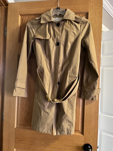 MICHAEL KORS Giacca trincea donna con cappuccio taglia XS