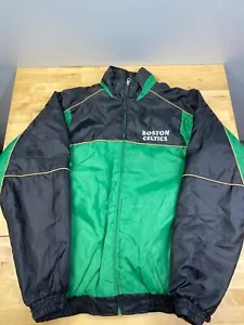 NBA Boston Celtics Championship Jacket 1957-2008 Mens L Green Full Zip 10800 - Picture 1 of 9
