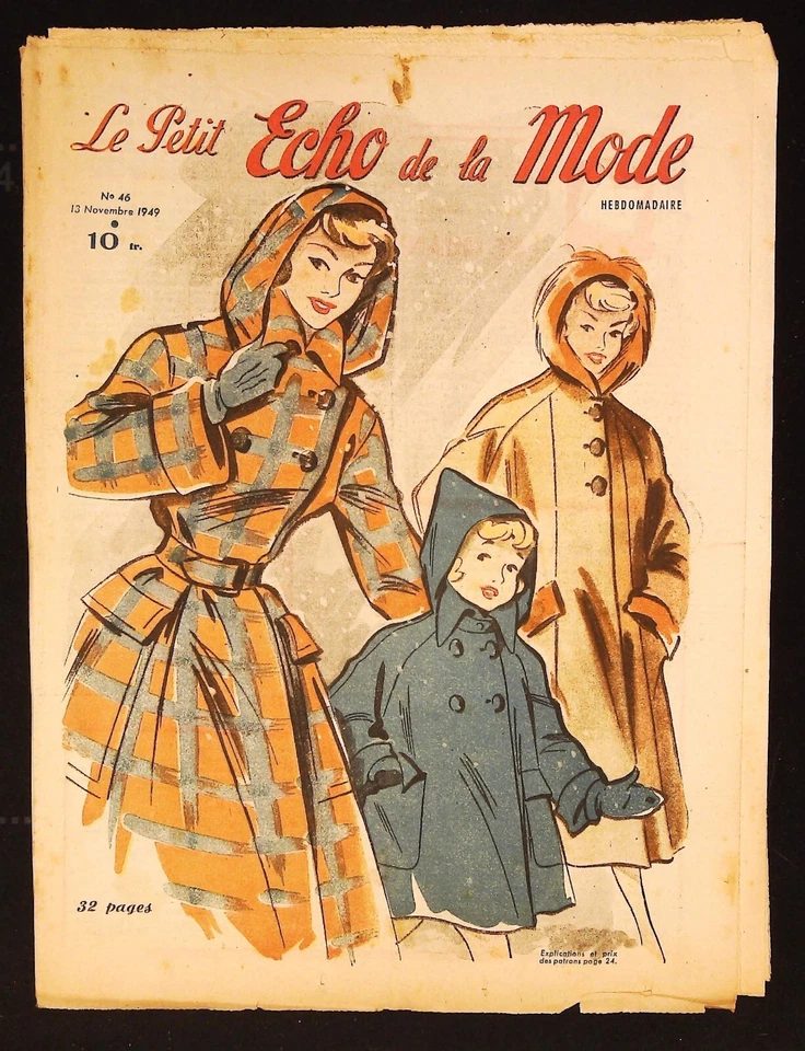 Le Petit Echo de la Mode année 1949, Ancien magazine Français N°46 - Photo 1/1