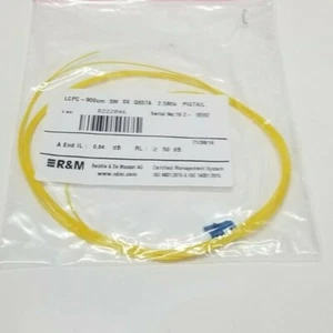 10 Pcs R&M LCPC- 900um SM SX G657A 2,5 Mètres Câble Optique Pigtail. - Afbeelding 1 van 2