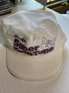 VTG Dutch Boy Paint White Super Kem-Tone Plastic Brim Painters Cap Hat - Picture 1 of 5
