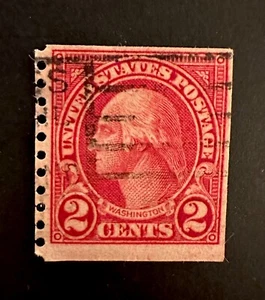 Vintage 1920s George Washington Two Cent US Stamp Red - Excellent Condition - Picture 1 of 1