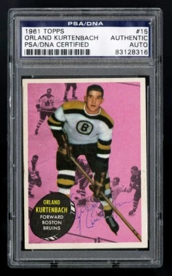 1961 Topps  #15 Orland Kurtenbach PSA/DNA Certified Autograph w/ high-grade card - Image 1 of 2