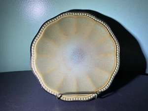 Roscher & Co Hobnail New Fall Green Plate 8 1/2 In. Vtg from the 1990s - Picture 1 of 2