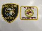 Illinois Cook Co Sheriff Patch Set Left Cheese Cloth