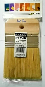 Pennello piatto pittura decorativa Boldrini 100mm setola bionda - Foto 1 di 1