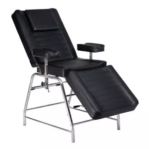 Tattooliege Black Massageliege Tattoostuhl hydraulischer Tattoosessel PRO 3602 - Bild 1 von 3